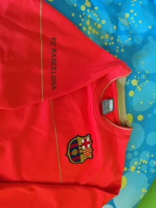 Sudadera Barça Nike Naranja Talla L