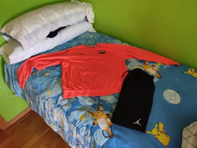 Sudadera Barça Nike Naranja Talla L