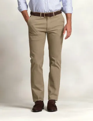 PANTALÓN CHINOS CAMEL ÁLVARO MORENO