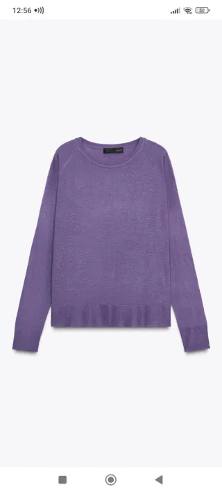 Jerséi Zara morado talla S