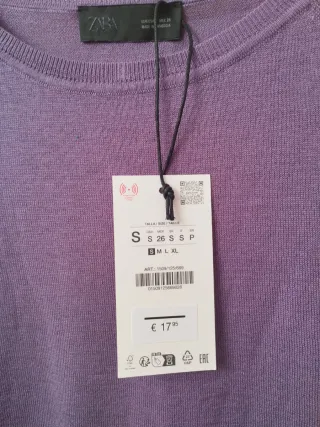 Jerséi Zara morado talla S