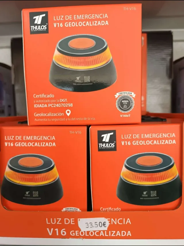 Luz de Emergencia V16 Geolocalizada THULOS