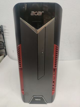 Acer Nitro N50-600 Torre PC Negra y Roja