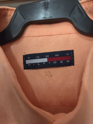 Camisa Tommy Hilfiger Naranja Talla XL