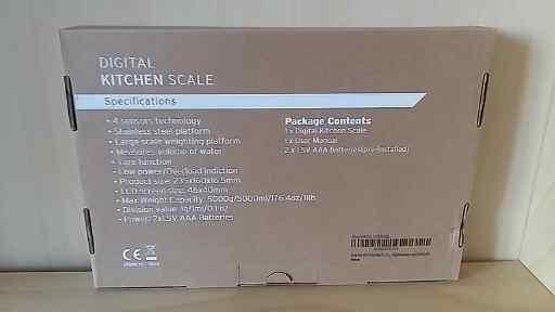 Bilancia Cucina Digitale Etekcity Acciaio 5kg