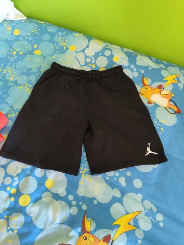 Jordan Pantalón Corto Algodón Negro