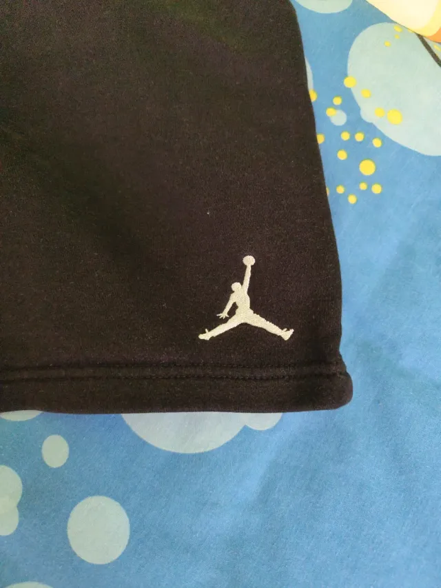 Jordan Pantalón Corto Algodón Negro