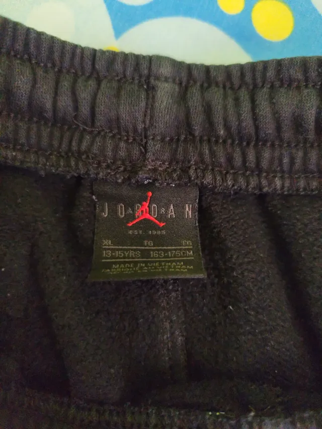 Jordan Pantalón Corto Algodón Negro