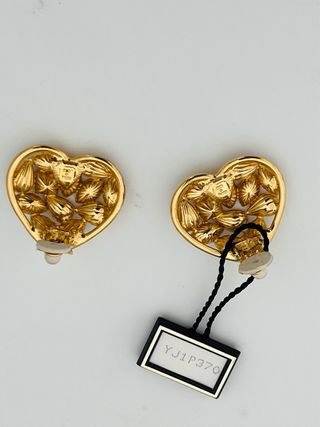 Pendientes de clip vintage YSL de los 90