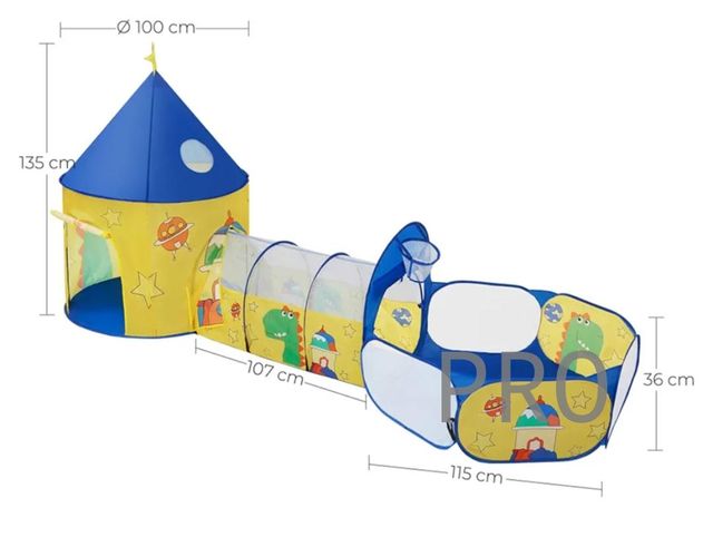 SONGMICS Parque Infantil 3 en 1