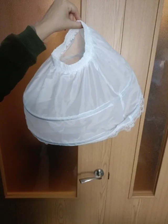 Enagua Cancan Tutú Niña Blanca Talla Única