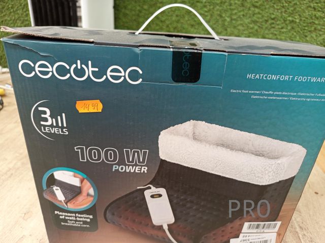 Cecotec Calientapies Eléctrico - Calentador de Pies