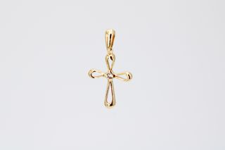 Cruz De Oro De 18K.. Ref: 034-03-00596