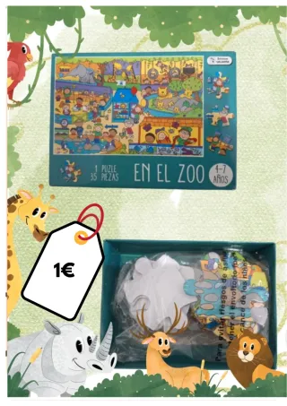 Puzzle En el Zoo 35 piezas