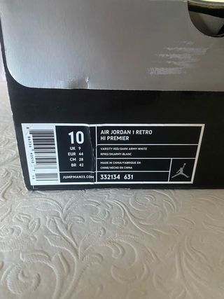 Air Jordan 1 Retro Hi Premier Gucci verde y rojo