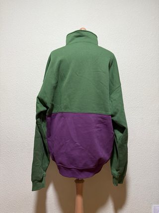 Sudadera Grimey Verde y Morado