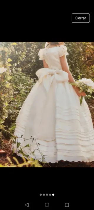 Traje de Comunión Blanco talla 10