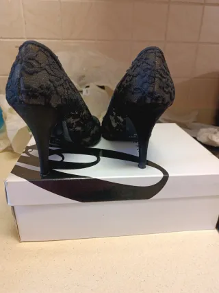 Zapatos de tacón Nine West negros