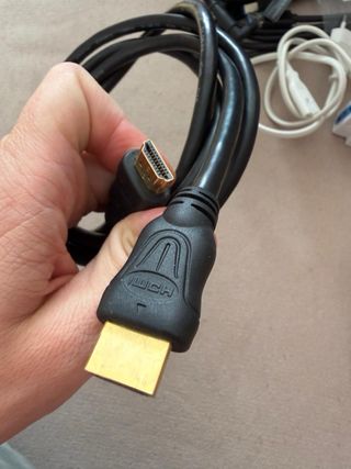 Cables de red Ethernet (2 amarillos, 1 negro)