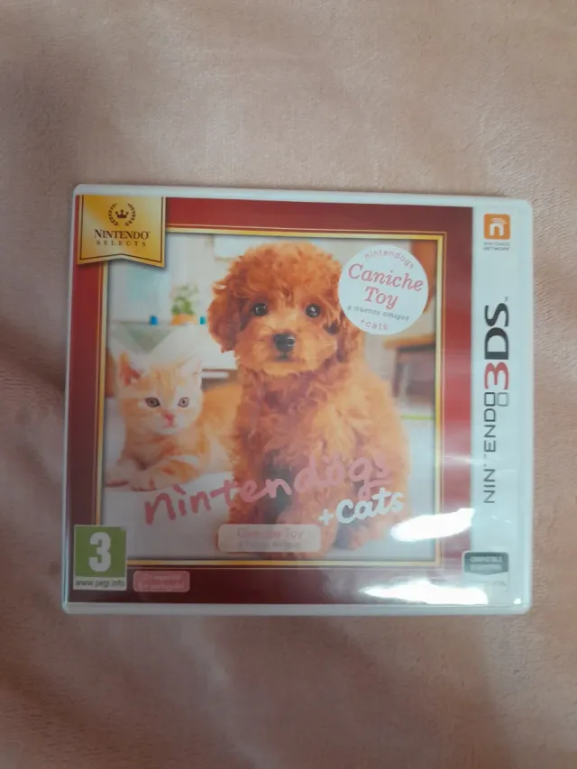 Nintendo 3DS Nintendogs + Cats + Funda Betty Boop