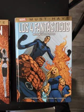 Lote Marvel Must-have NEW X-MEN  LOS 4 FANTÁSTICOS