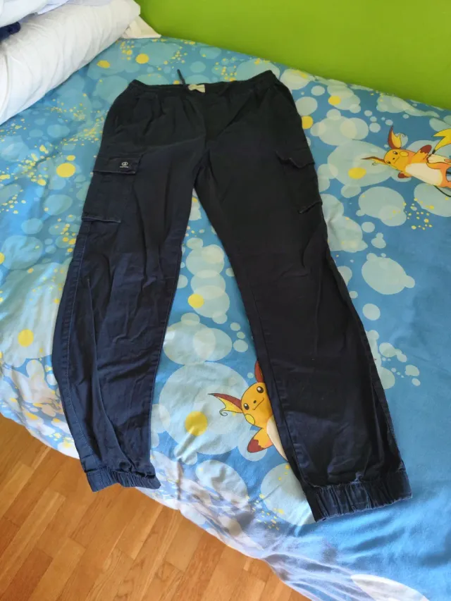 Pantalón Cargo Azul Marino Talla 38
