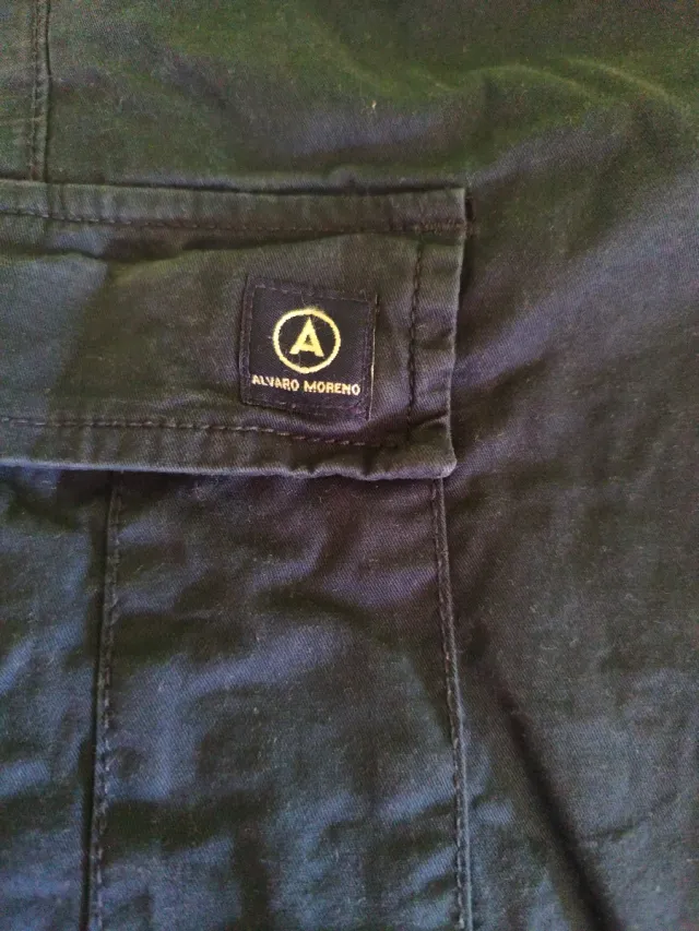 Pantalón Cargo Azul Marino Talla 38