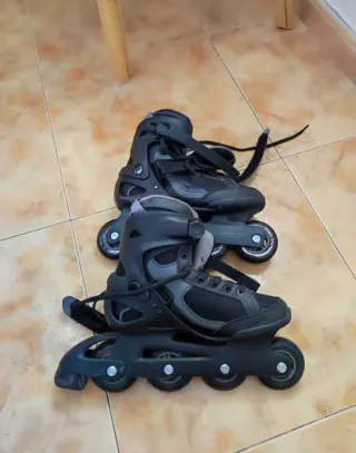 Patines en línea negros