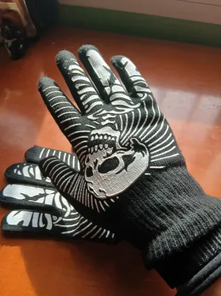 Guantes Calavera Esqueleto Glow in the Dark.