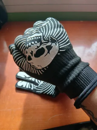 Guantes Calavera Esqueleto Glow in the Dark.