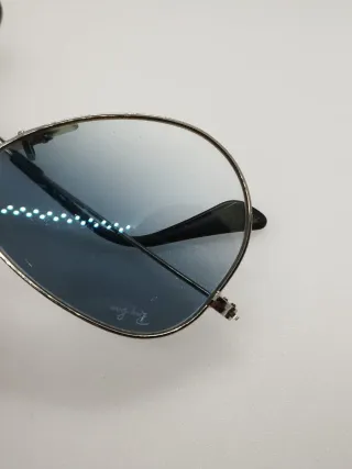 Gafas de sol Aviador plateadas y azules