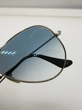 Gafas de sol Aviador plateadas y azules