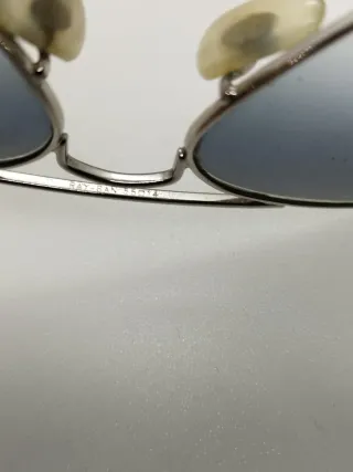 Gafas de sol Aviador plateadas y azules