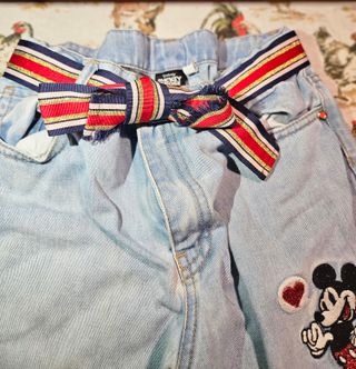 Jeans bambina Mickey Mouse