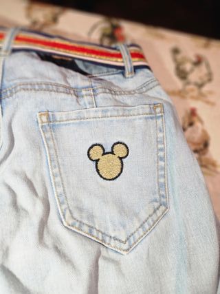 Jeans bambina Mickey Mouse