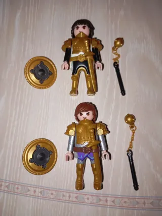 Playmobil Caballeros Medievales Dorados