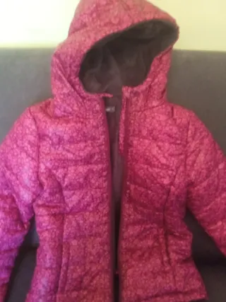 Chaqueta niña rosa y morada talla para 10 años