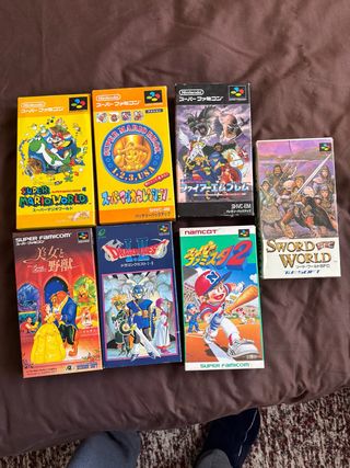 HAGO ENVIOS 7 Juegos Super Famicom Nintendo