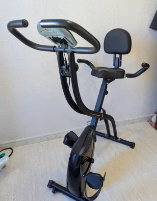 Bici Estática Plegable con Respaldo
