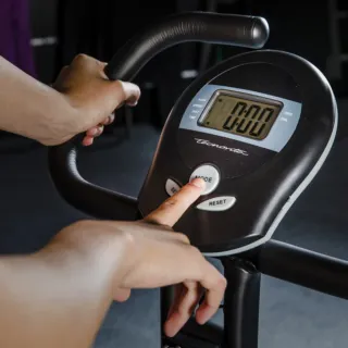 Bici Estática Plegable con Respaldo