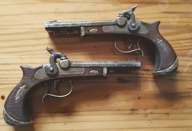 Lote 2 Pistola detonação Vintage Trabuco Dragão