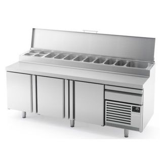 Mesa refrigerada pizza