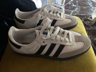 Zapatillas Adidas Samba Gris/Blanco talla 37