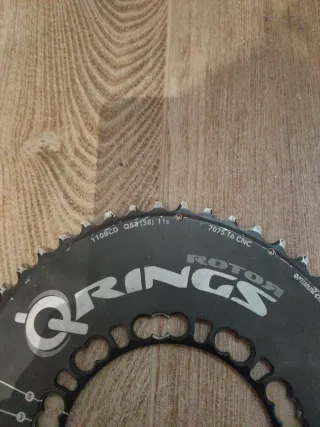 Plato Rotor QRings 53T BCD 110 Ovalado