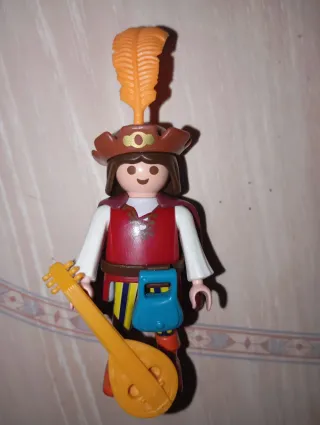 Playmobil juglar con laúd y bolsa