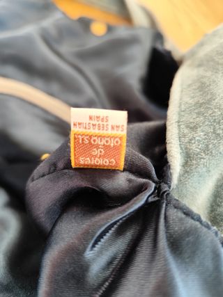 Bolso y fular terciopelo Colores de Otoño