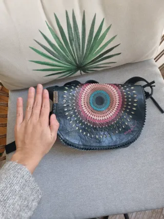 Bolso Desigual Negro Multicolor