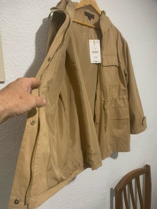 Chaqueta Zara Beige Talla L