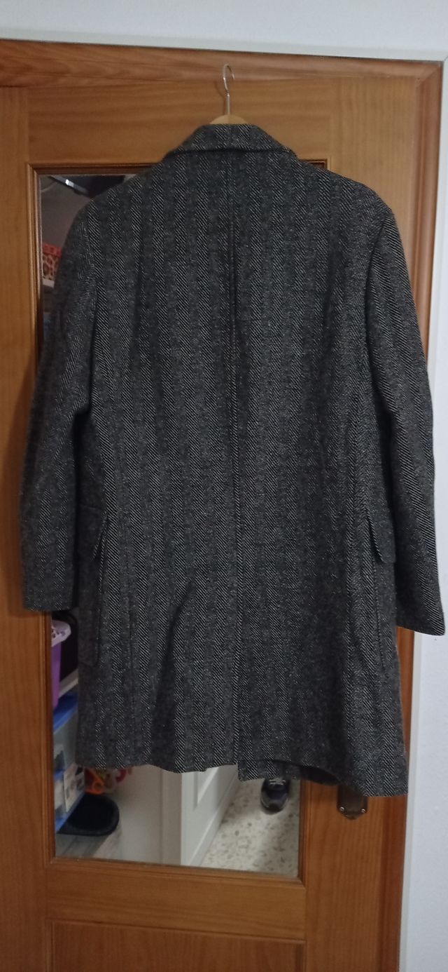 Abrigo espiga gris T3/M