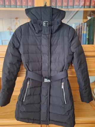 Abrigo Mango Negro Talla XS